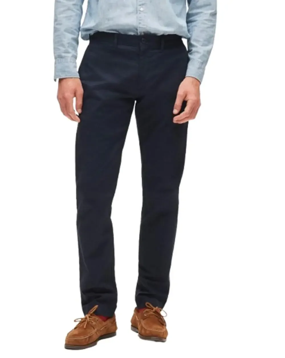 J.CREW Mens 484 Slim-fit Stretch Chino Pant 32x30 Navy Blue Flat Front AR885 NWT